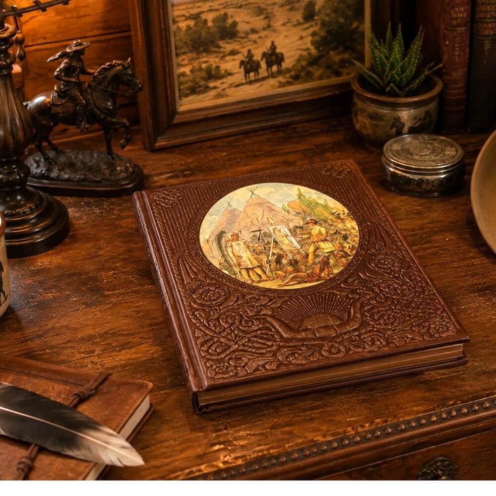 Time-Life Books The Old West The Chroniclers volume 15 faux leather cover 1976